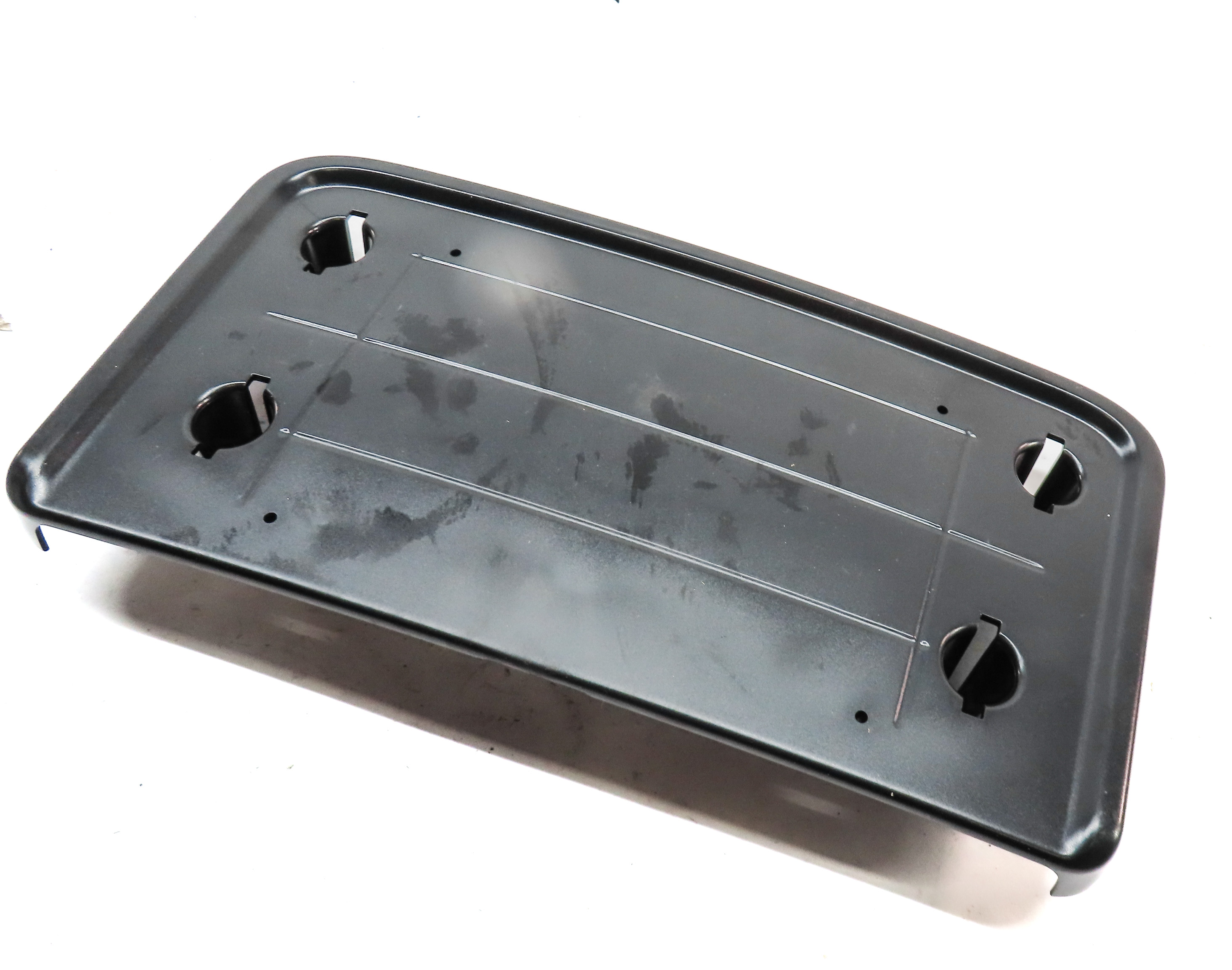 2008 PORSCHE CAYENNE (955) FRONT LOWER BUMPER LICENSE PLATE MOUNT BRACKET — exact item pictured